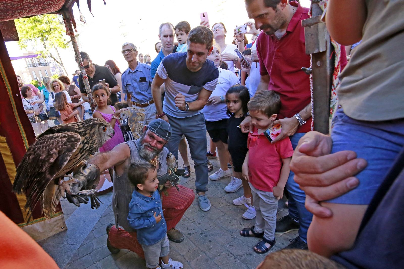 Imágenes del mercado medieval en la Alameda Vieja de Jerez