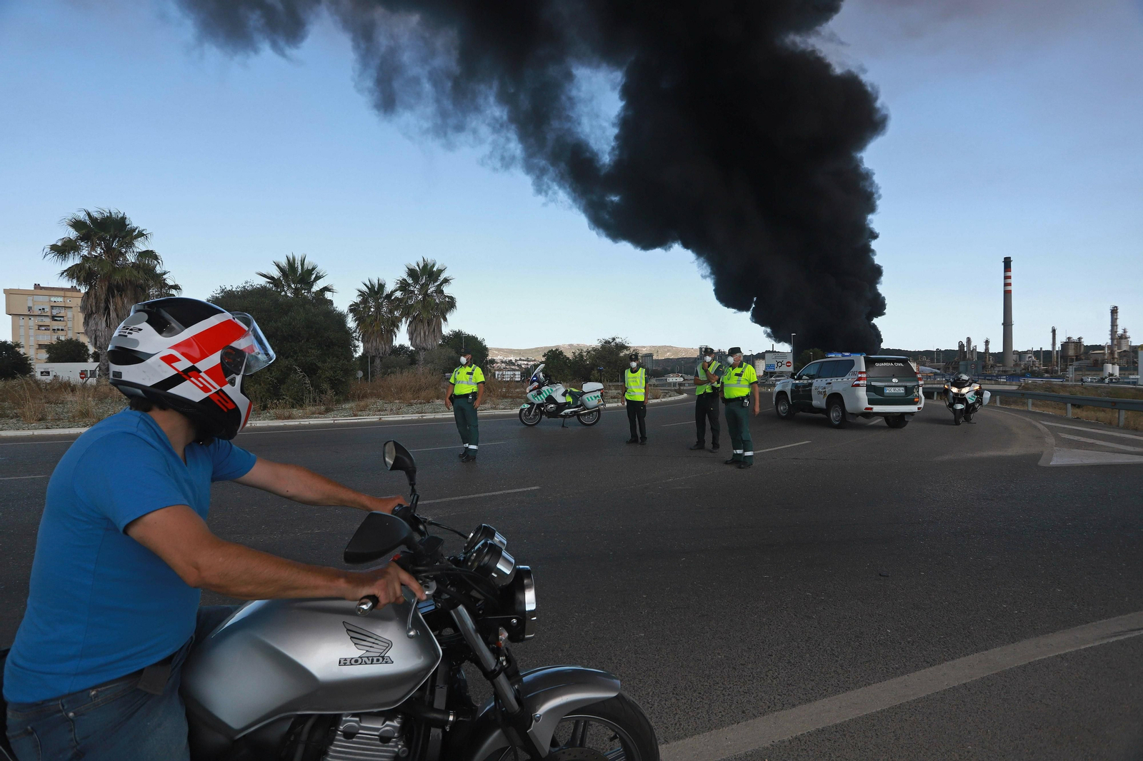 Incendio en la fábrica de Indorama
