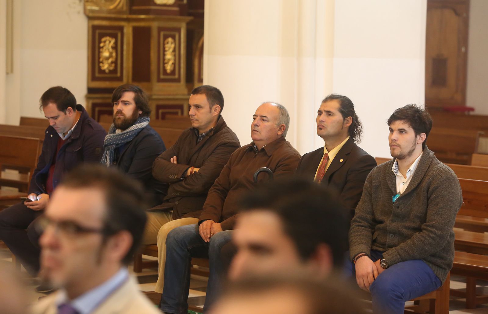 Imagenes de la misa de acción de gracias por el aniversario de la cuadrilla de costaleros