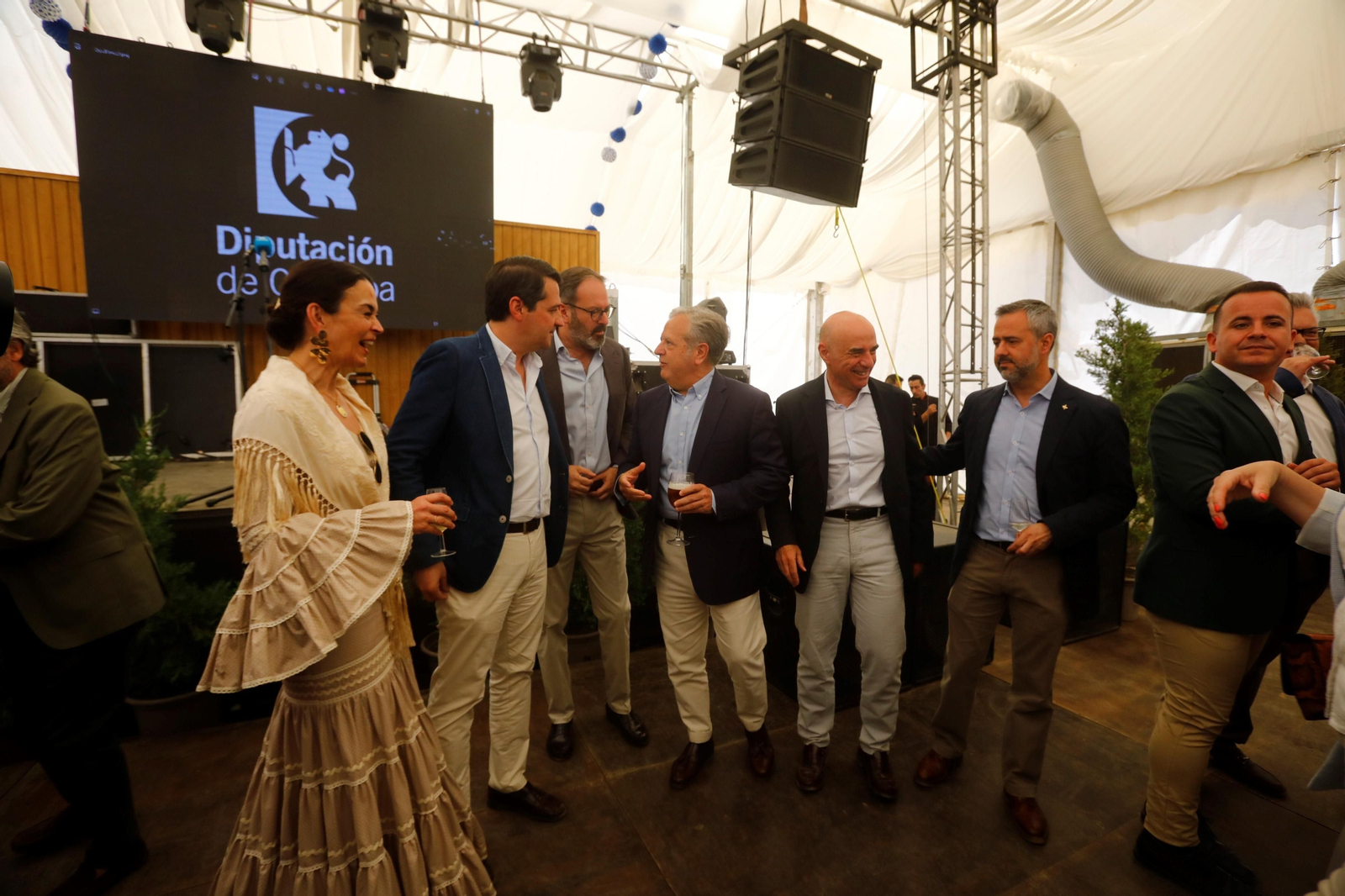 Las recepciones del miércoles de la Feria de Córdoba, en imágenes