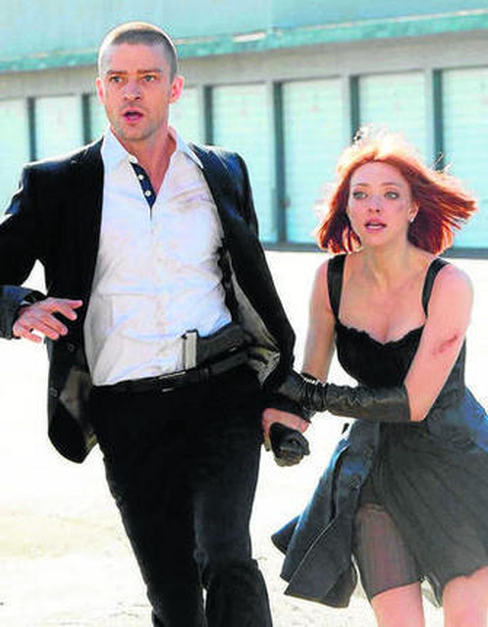 Justin Timberlake y Amanda Seyfried, en un instante del filme.