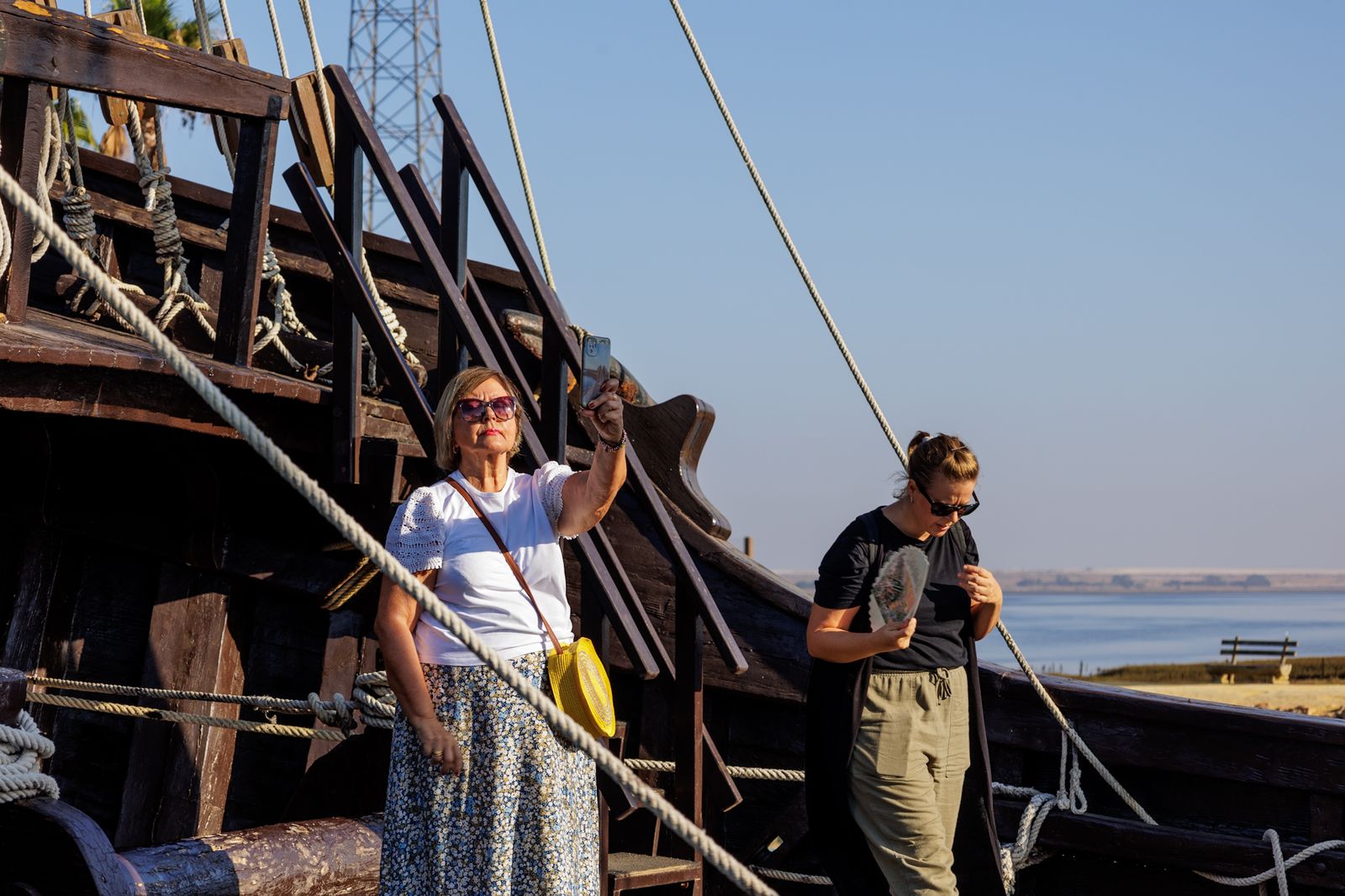 Las imágenes del Muelle de las Carabelas este 12 de octubre