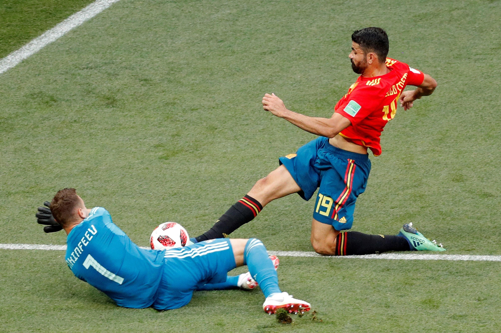 Las imágenes del España-Rusia