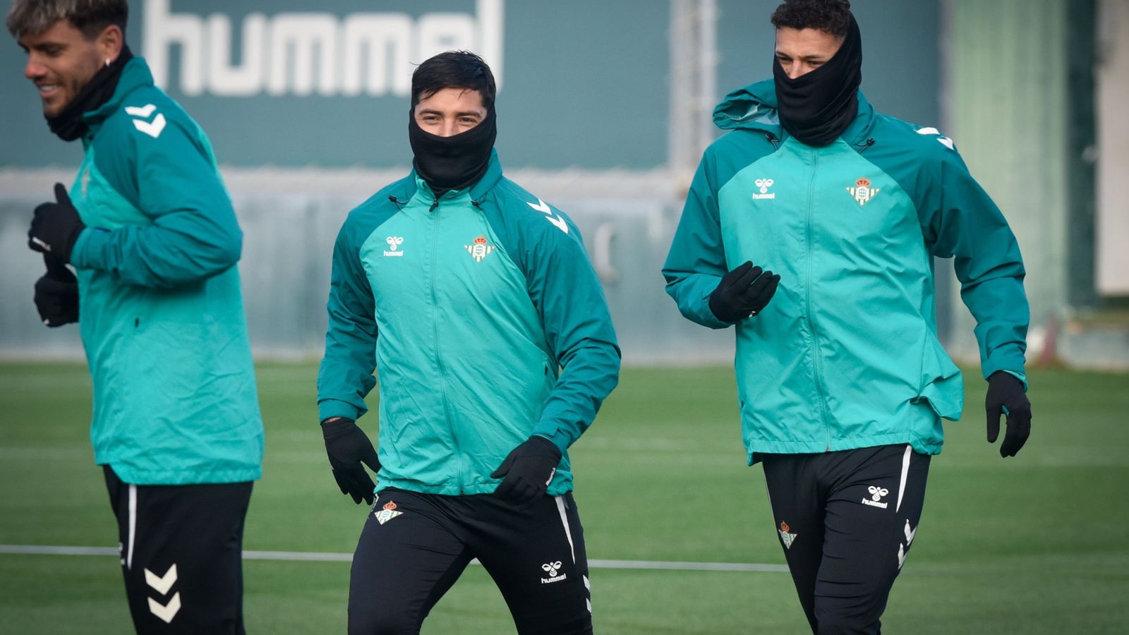 Lo Celso, el Chimy Ávila y Deossa, en un entrenamiento reciente en la ciudad deportiva.
