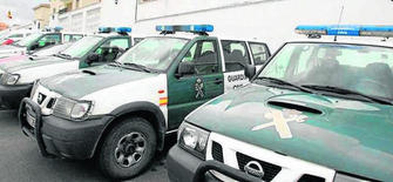 Vehículos de la Guardia Civil, en imagen de archivo.