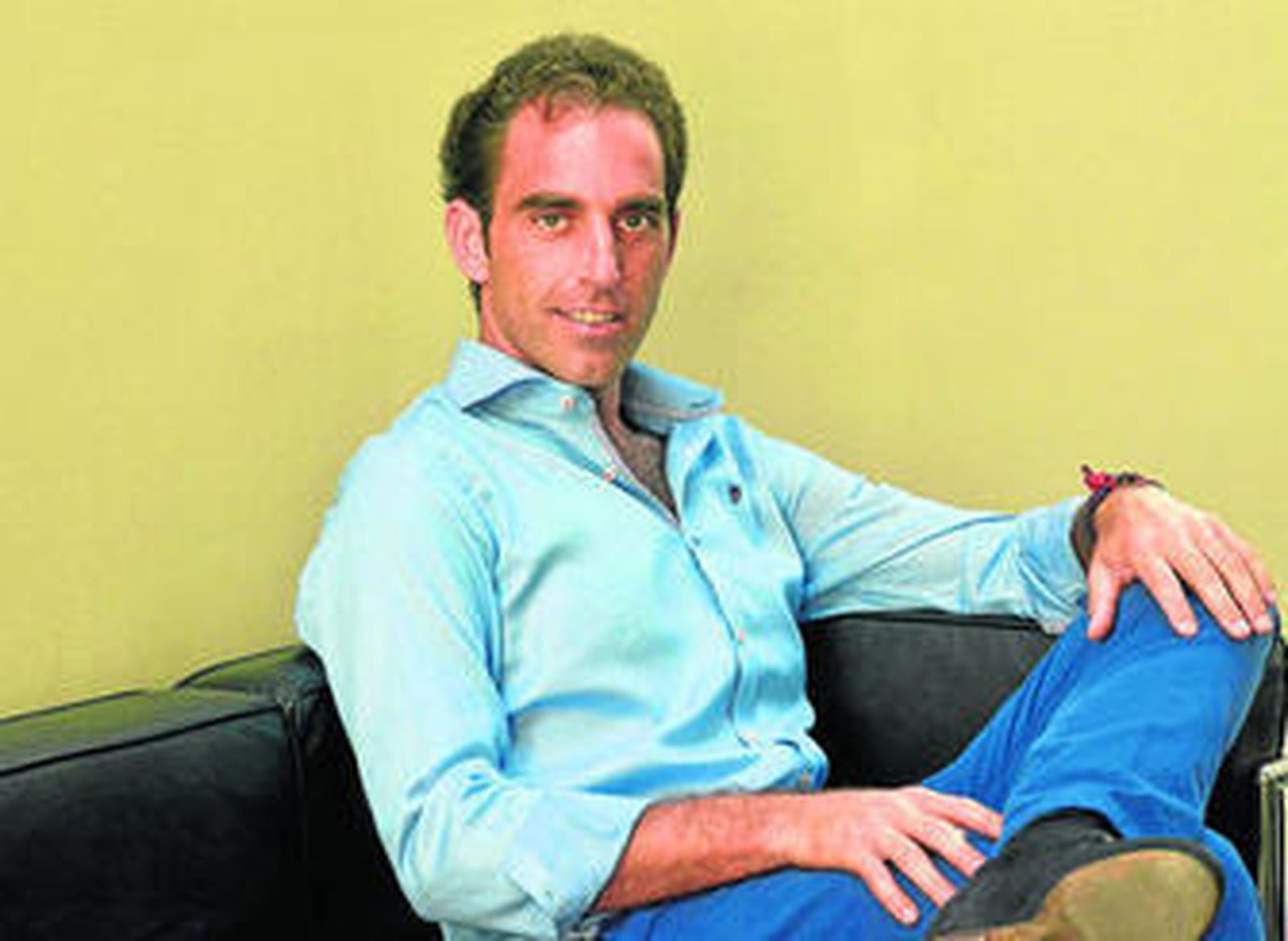 El mairenero Salvador Cortés, tras llegar de América, en la entrevista realizada en 'Diario de Sevilla'.