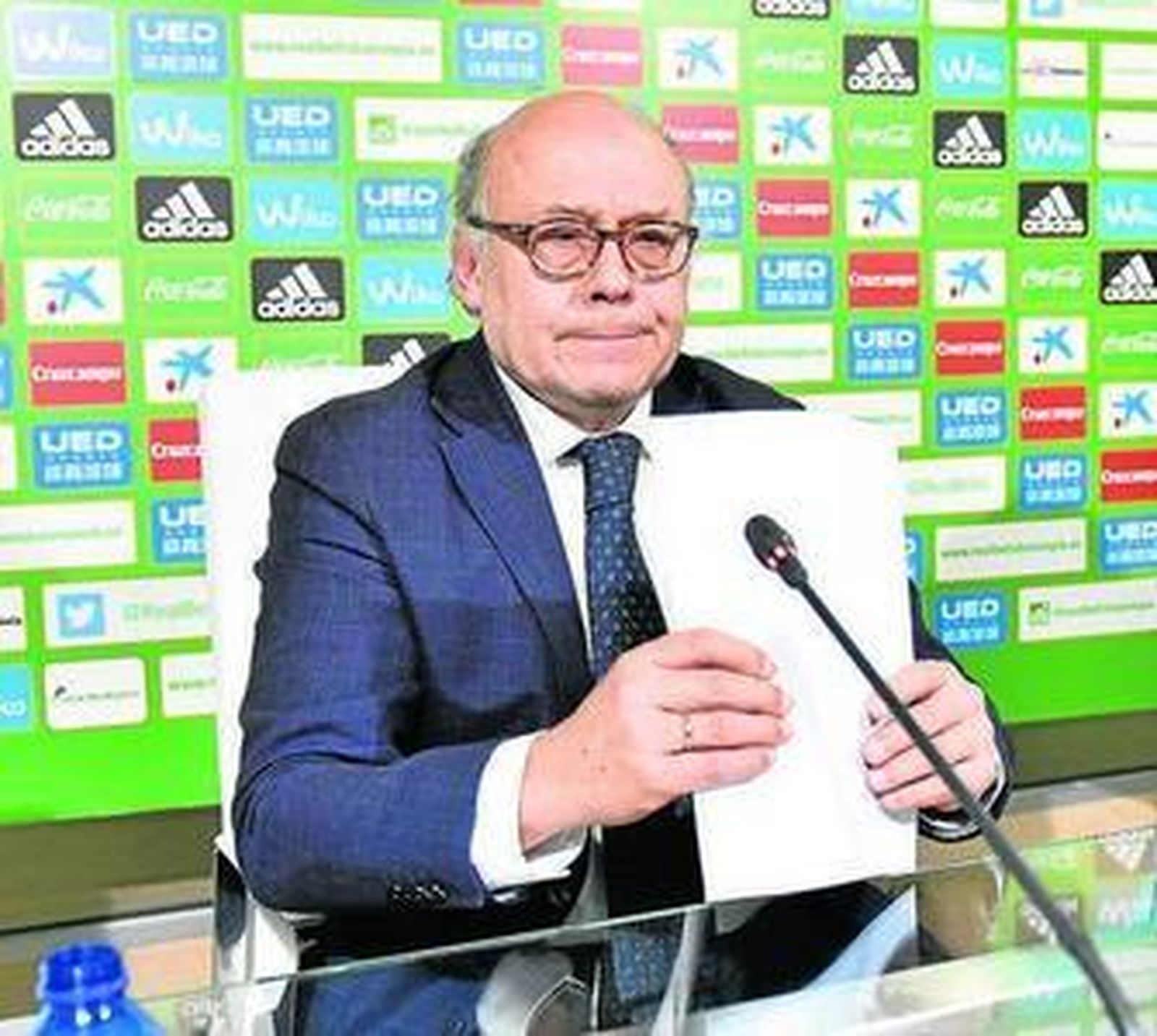 Juan Carlos Ollero, en su comparecencia del pasado viernes.