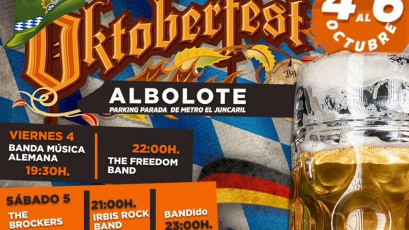 Cartel del Oktober Fest 2024.