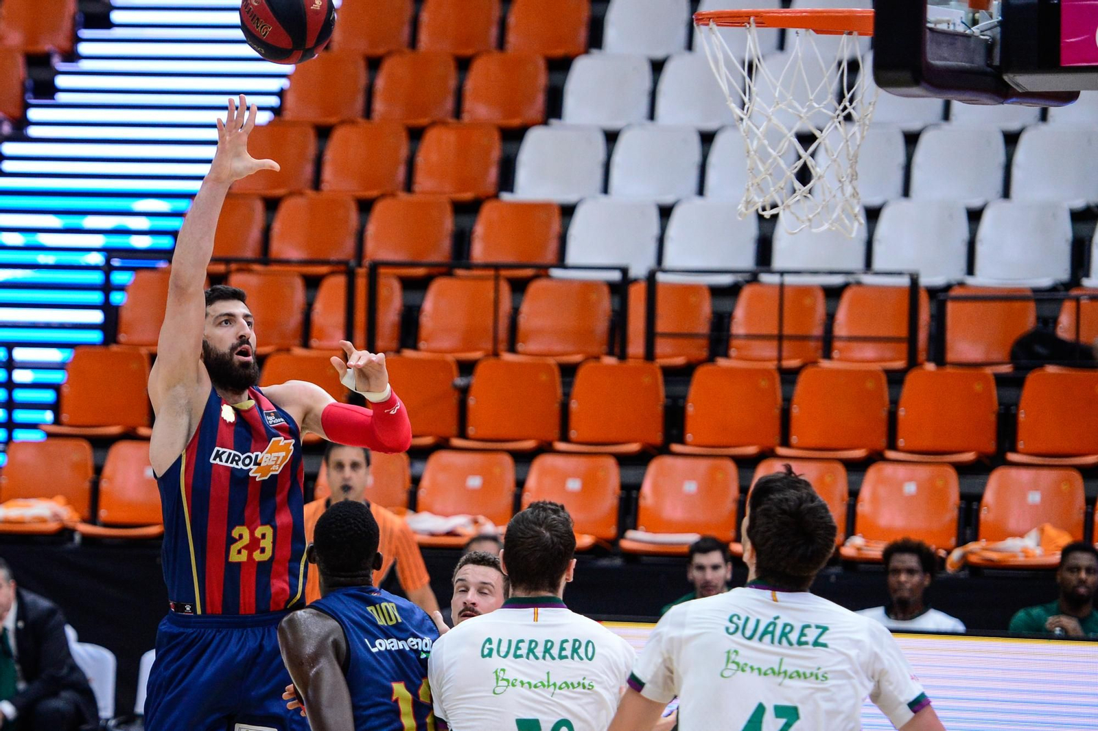 El Baskonia-Unicaja, en fotos