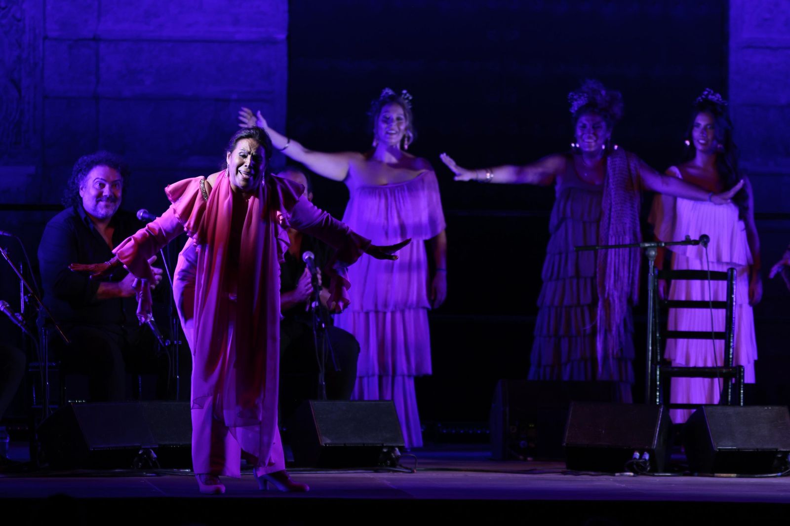 Las imágenes del recital de Aurora Vargas en la Bienal