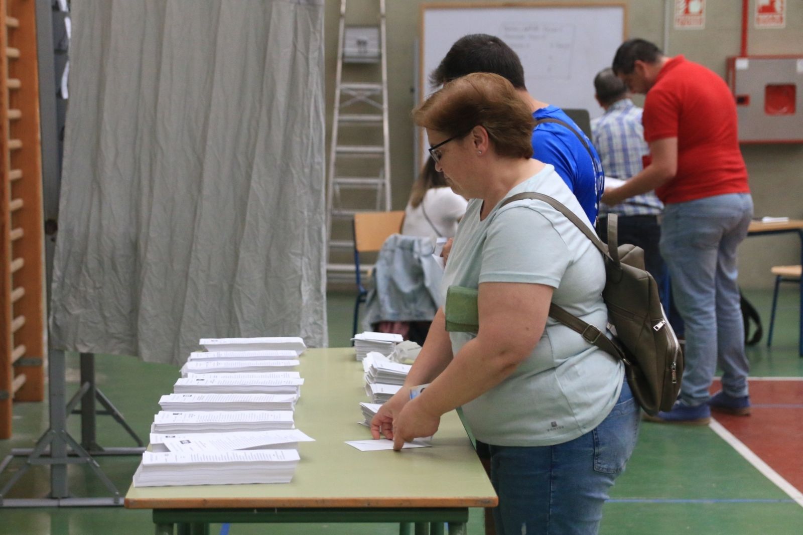 Imágenes de las votaciones en las Elecciones Municipales 2023, en Almería capital
