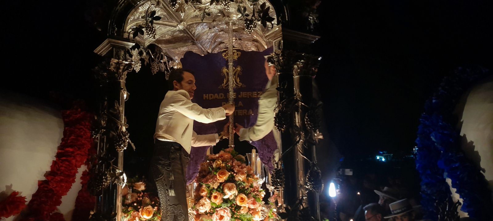 Imágenes de la Hermandad del Rocío de Jerez en el Coto