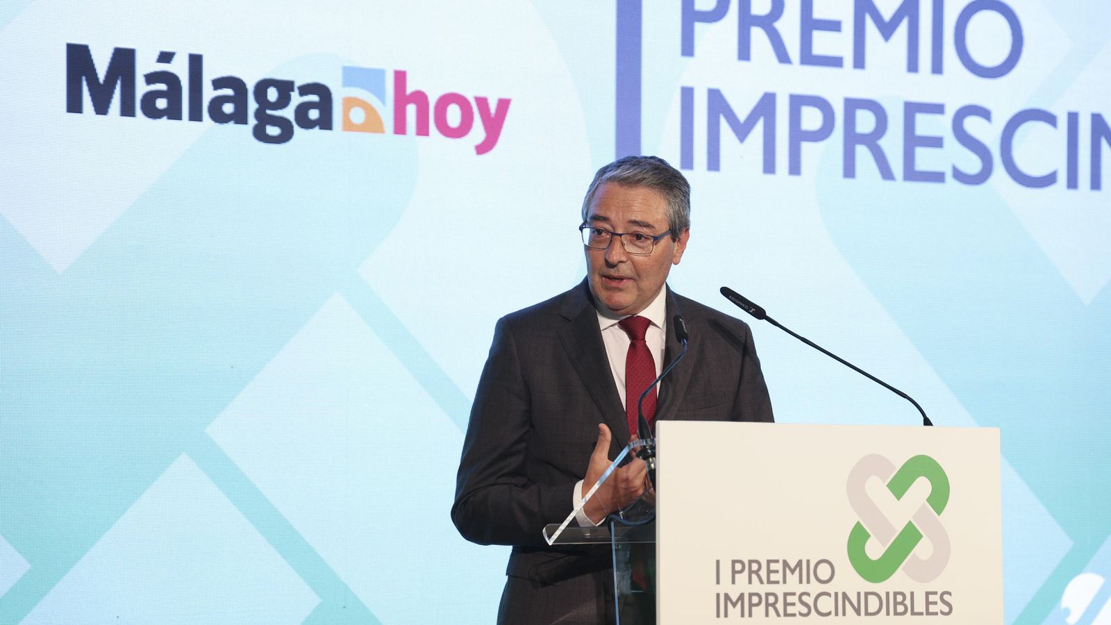 Francisco Salado en un momento de su discurso. Francisco Salado en un momento de su discurso.