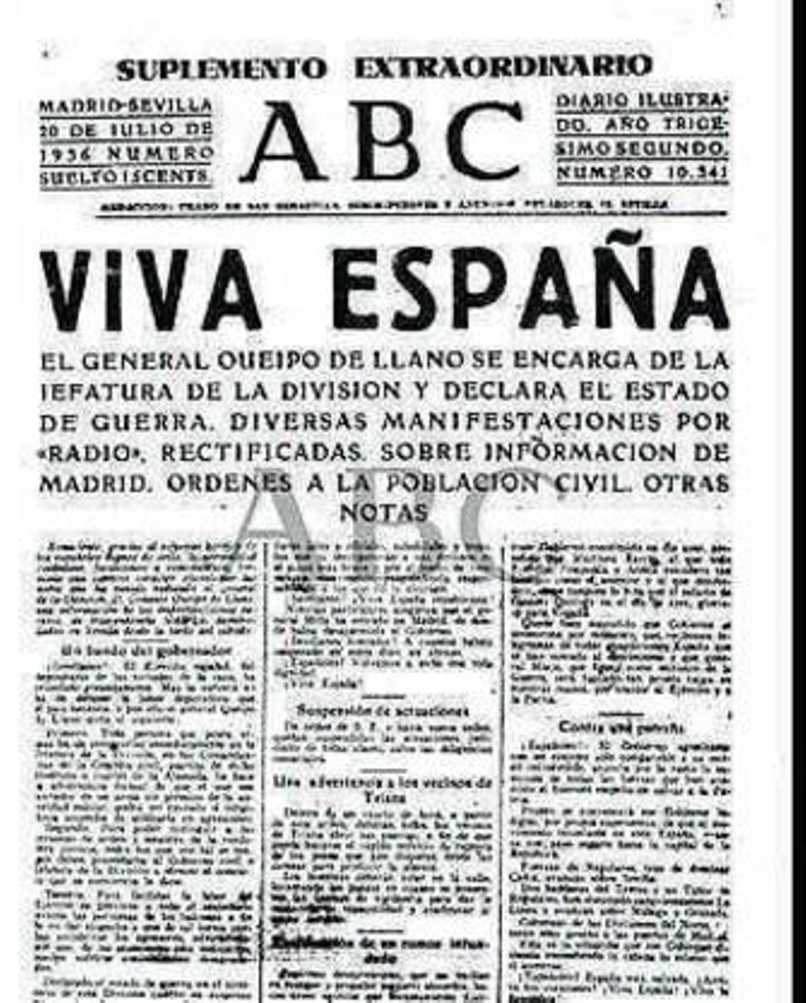 Una mirada hacia la Sevilla del 36