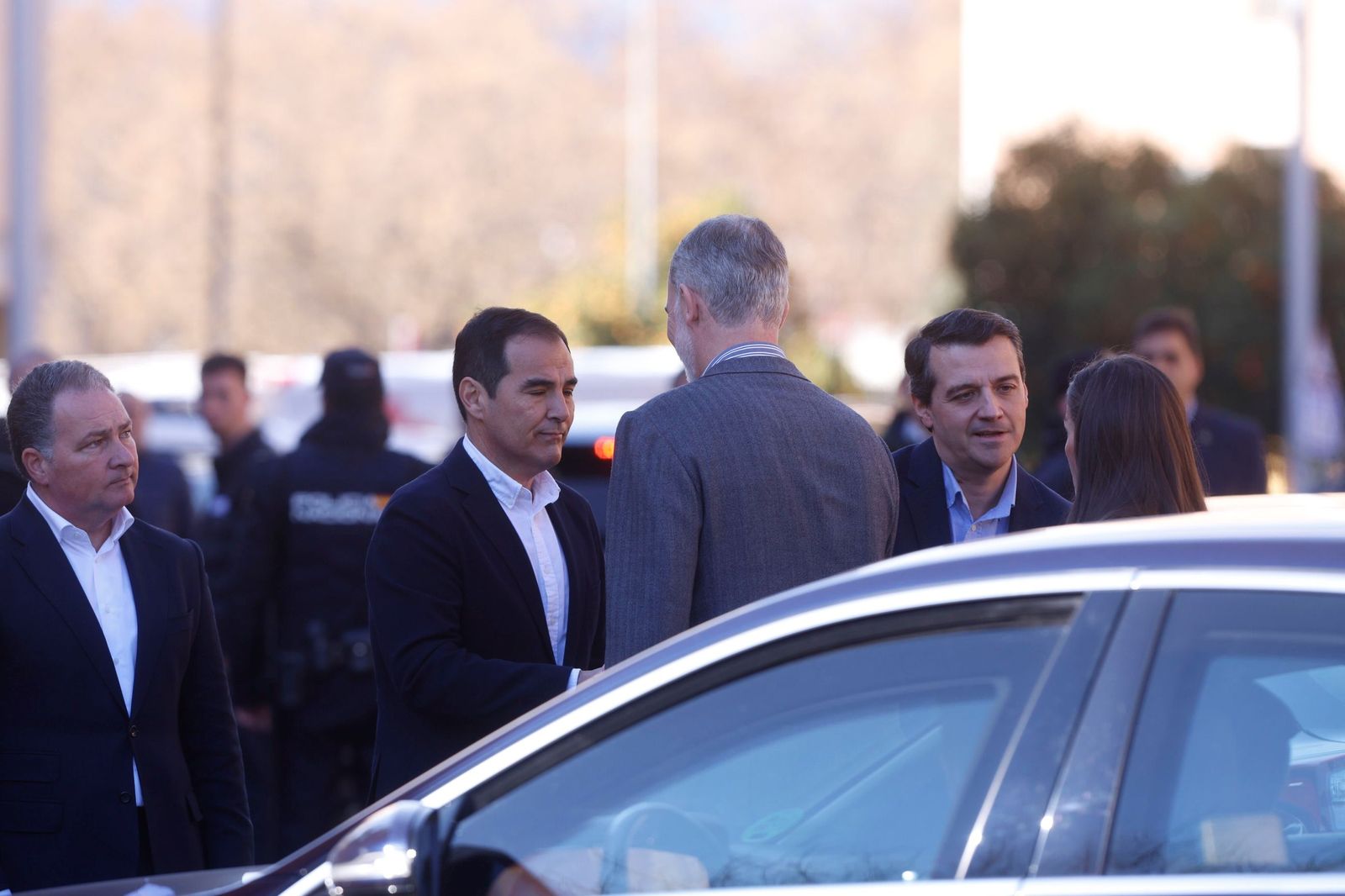 La visita de los Reyes a los heridos del accidente de Adamuz en el Hospital Reina Sofía
