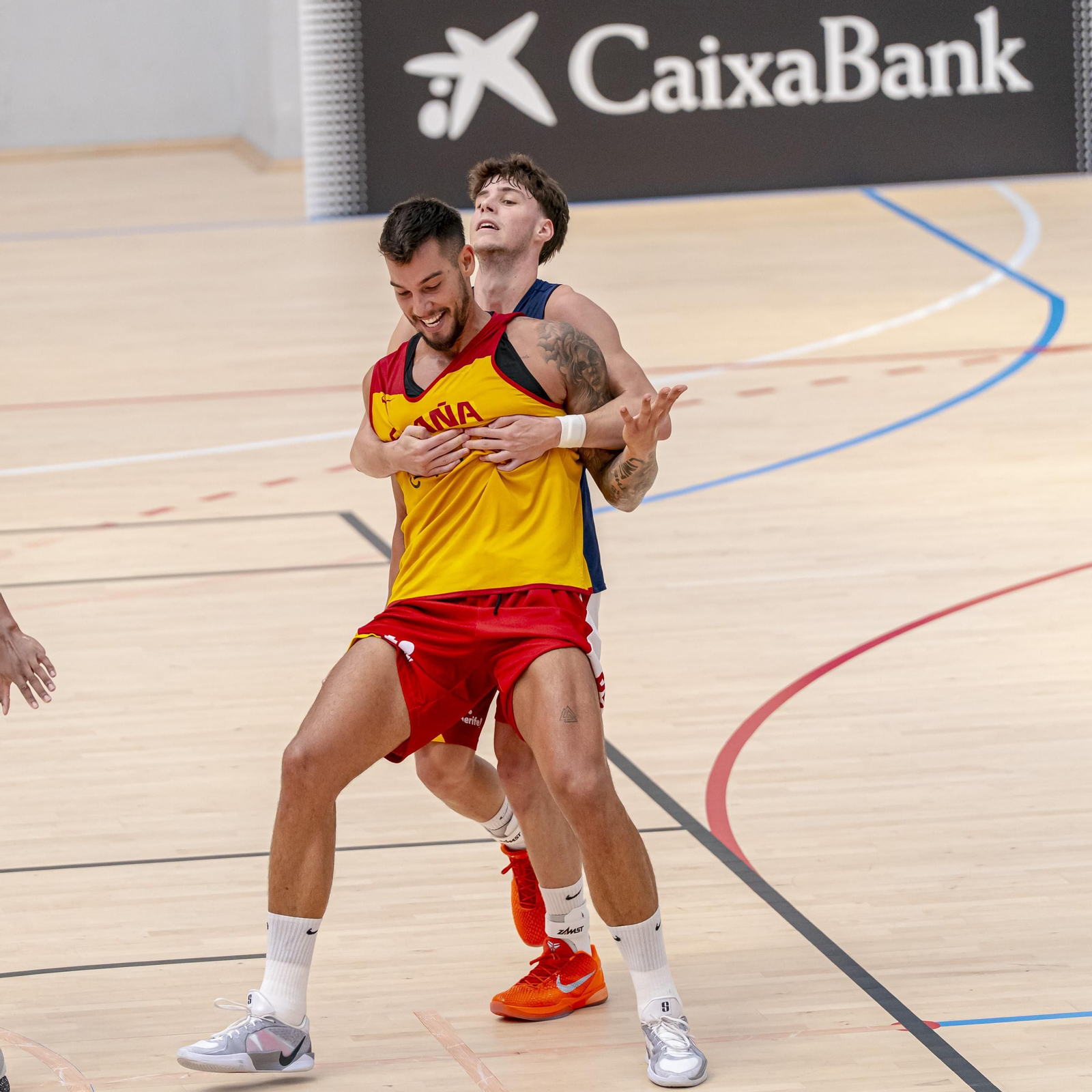 España acaba su trabajo en Madrid antes de venir a Málaga