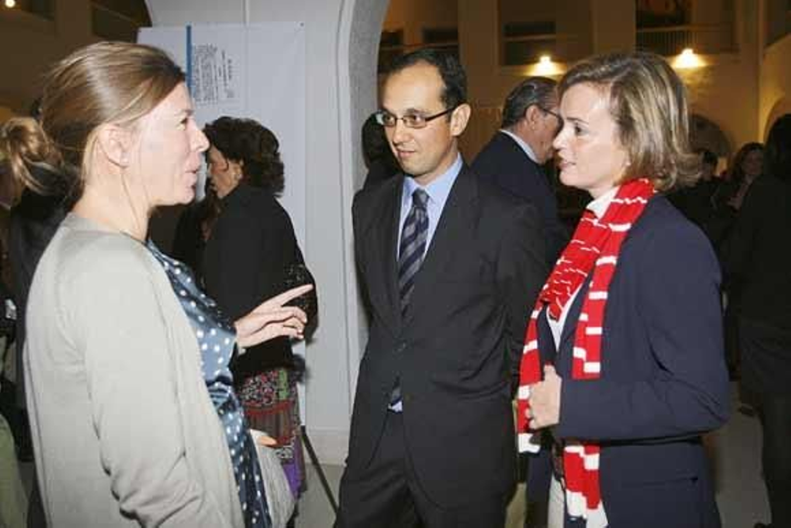 Mar Díez se dirige a Federico Joly y Mar Castro.

Foto: Joaquin Pino/Julio Gonzalez