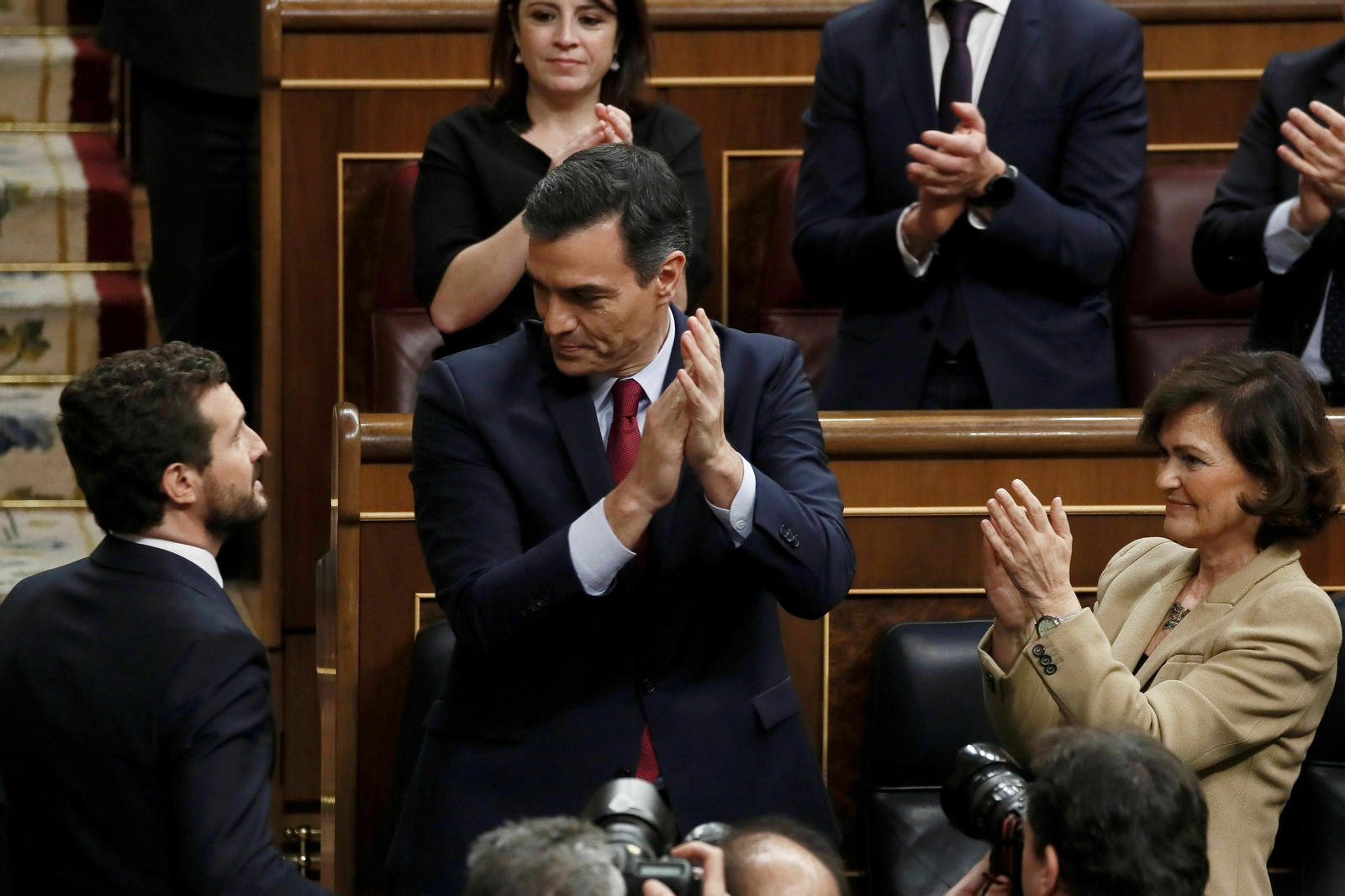 El debate de investidura de Pedro Sánchez, en imágenes