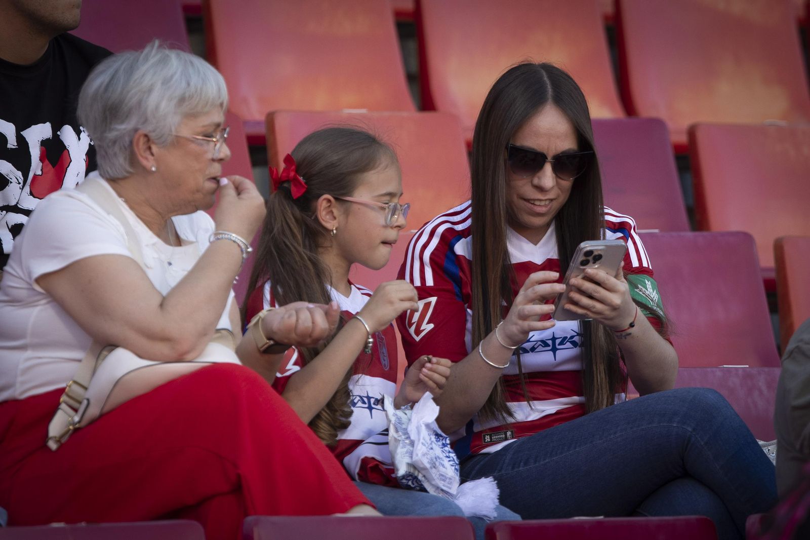 Encuéntrate en la grada de Los Cármenes en el Granada-Castellón