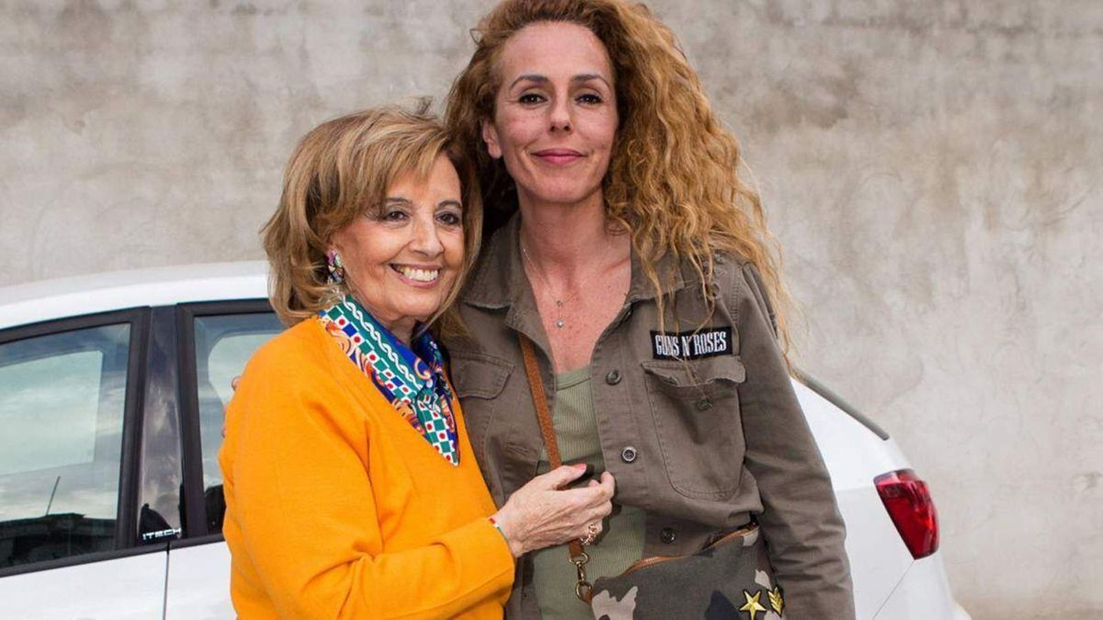 María Teresa con Rocío Carrasco en una imagen de archivo. María Teresa con Rocío Carrasco en una imagen de archivo.