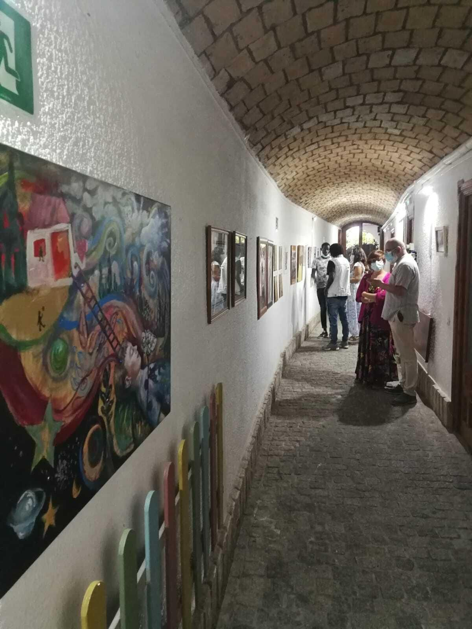 Algunas de las obras que se pueden ver en la exposición.