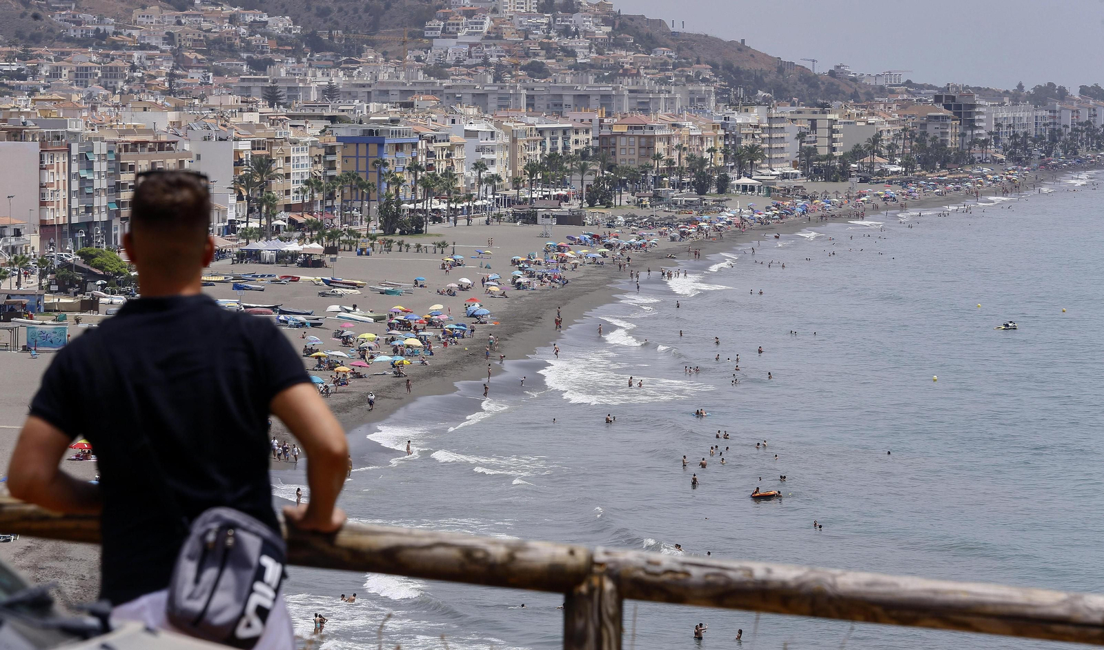 La costa de Rincón de la Victoria.
