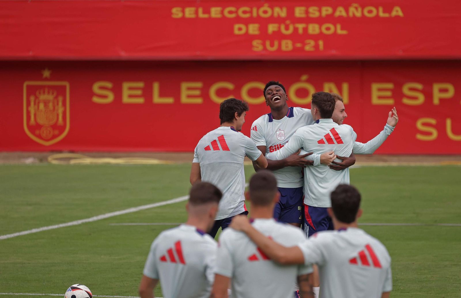 Fotos del entrenamiento de la selección española sub-21 en Algeciras