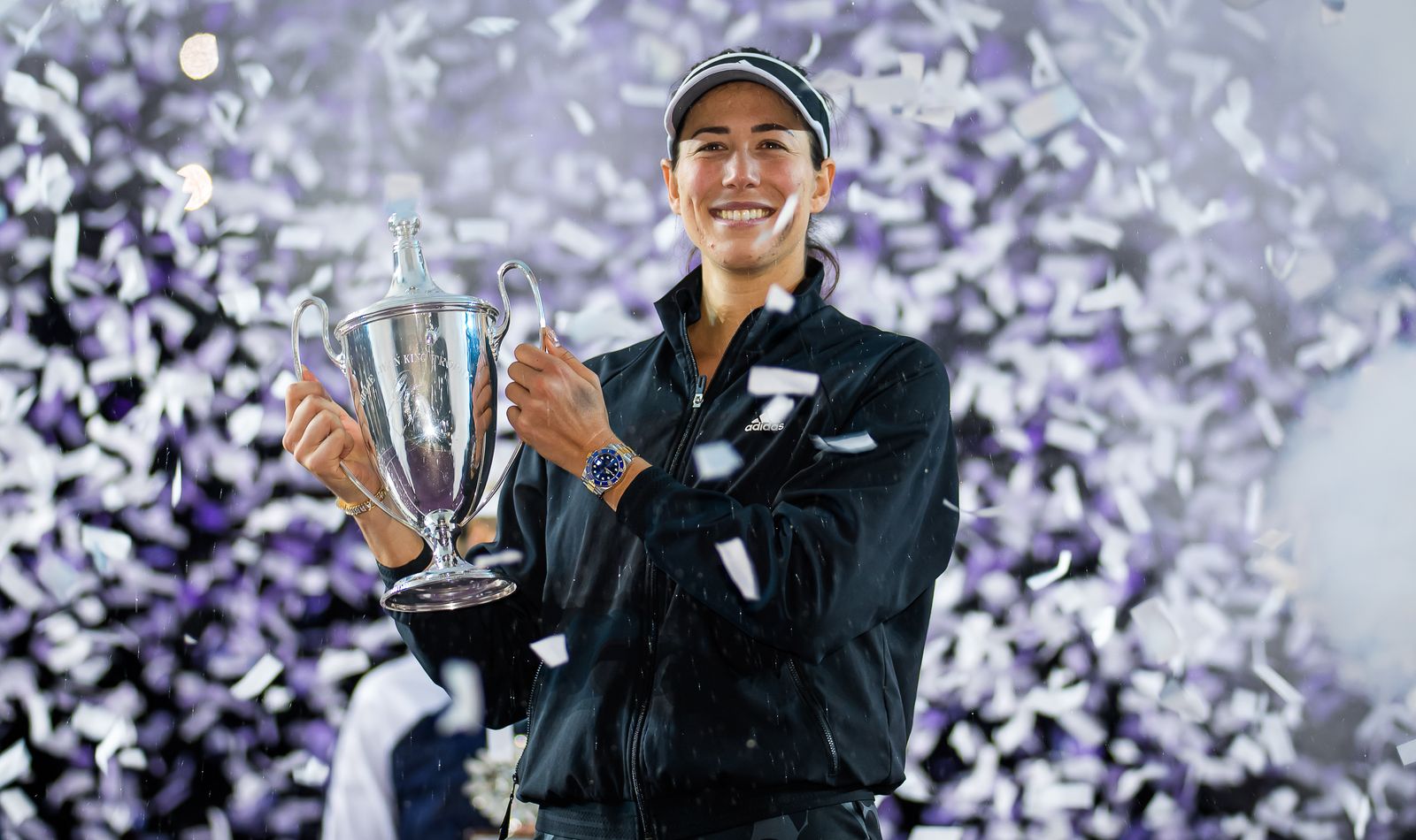 La celebración de Muguruza como 'maestra' del tenis