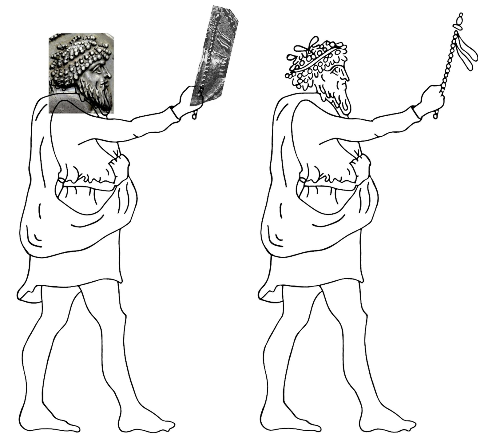 Recreación del rey Juba I