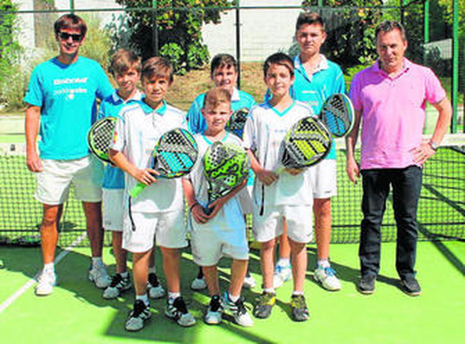 Las Marías ha alcanzado un acuerdo con Interjute y Pádel Gades para equipar a sus mejores promesas.