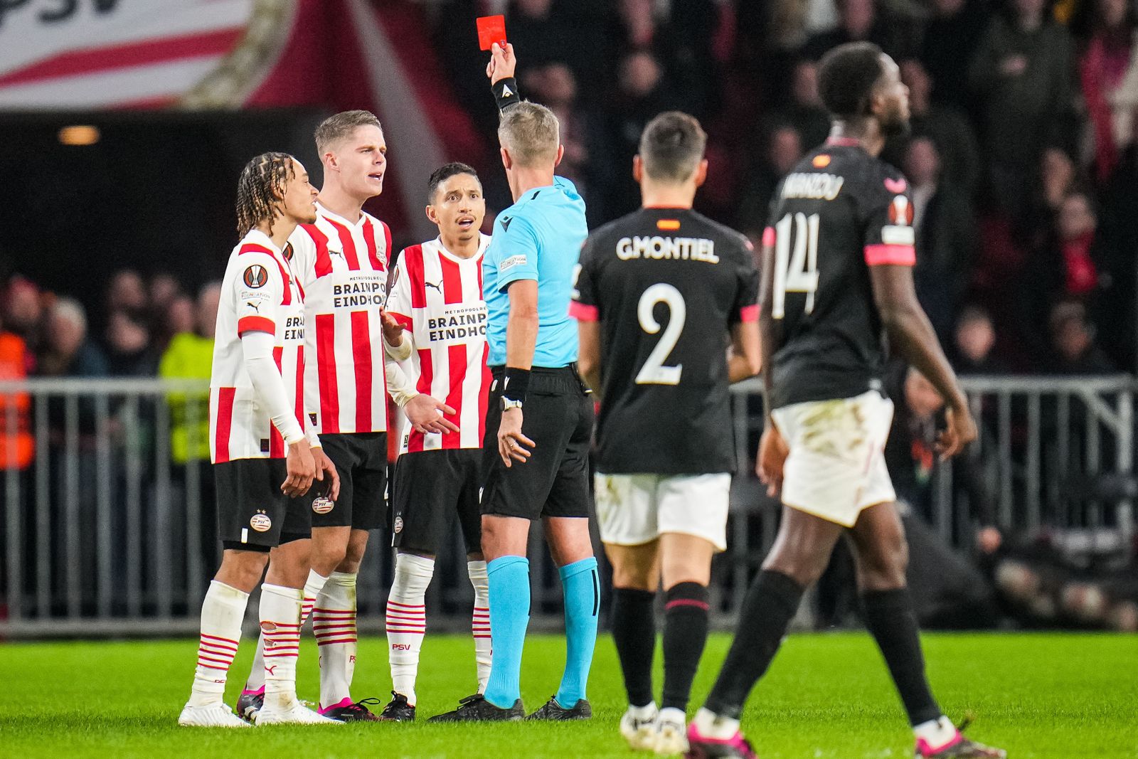 Las fotos del PSV Eindhoven-Sevilla de Europa League