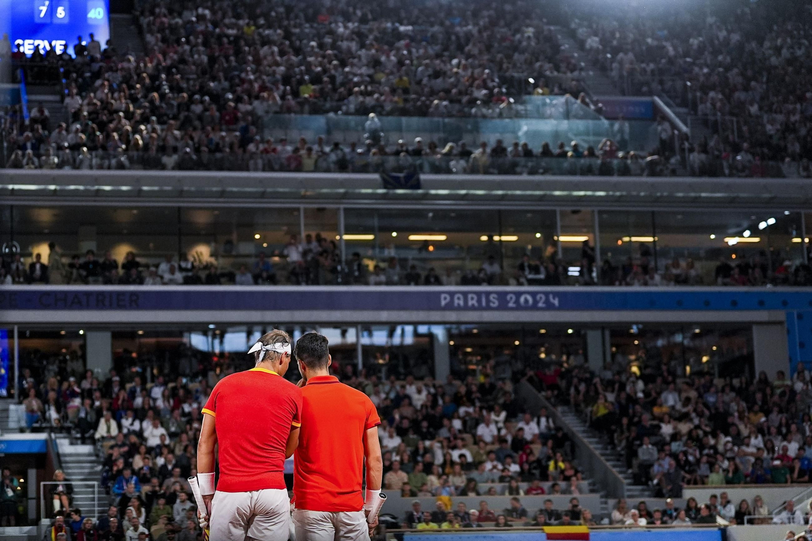Las mejores fotos del estreno de Alcaraz y Nadal como pareja de dobles en los Juegos Olímpicos de París