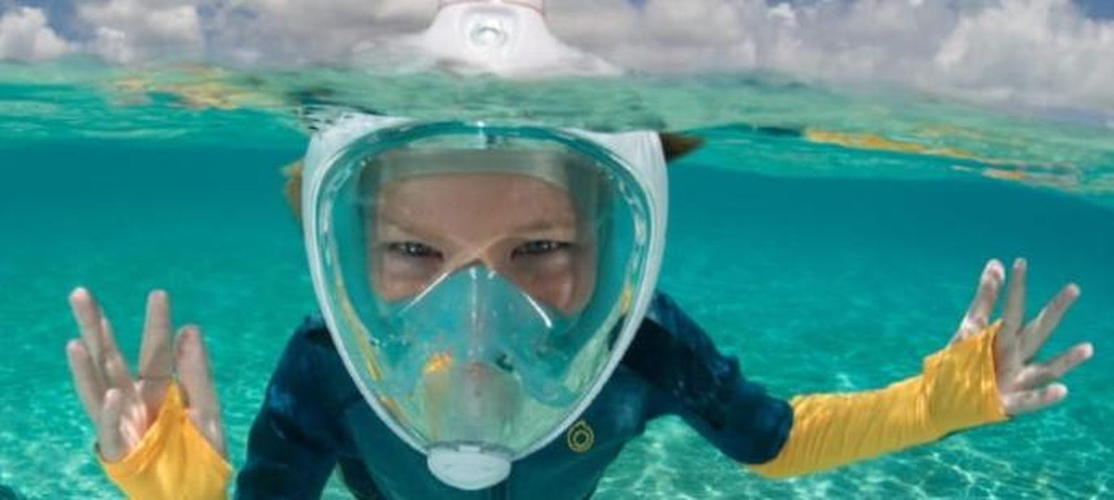 Este es el modelo de máscara que Decathlon dona a los hospitales.