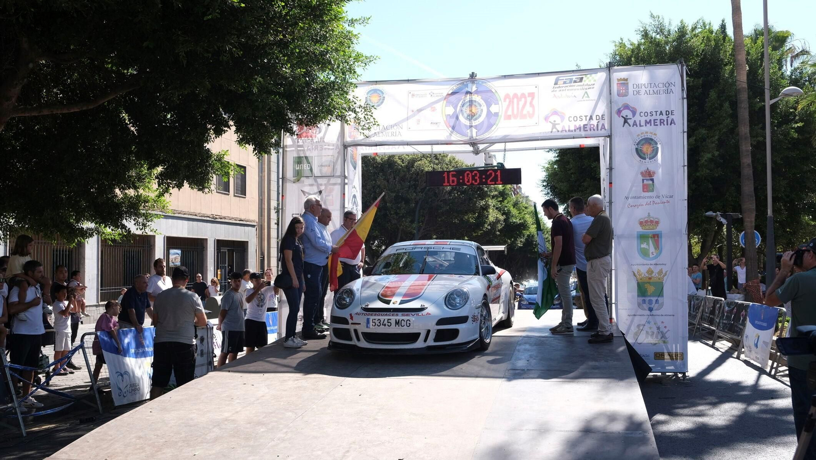 Salida de la prueba desde la capital en años anteriores.