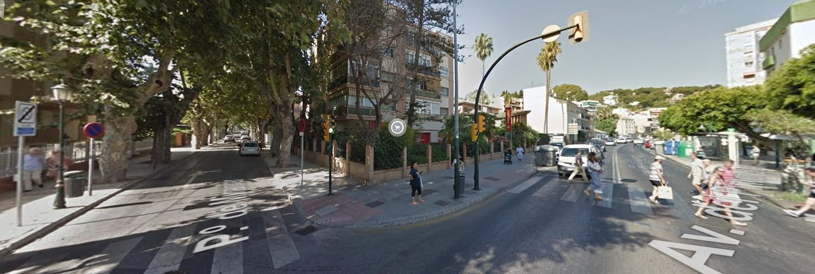 Tramo donde comenzarán las actuaciones de Emasa y habrá cortes de tráfico.