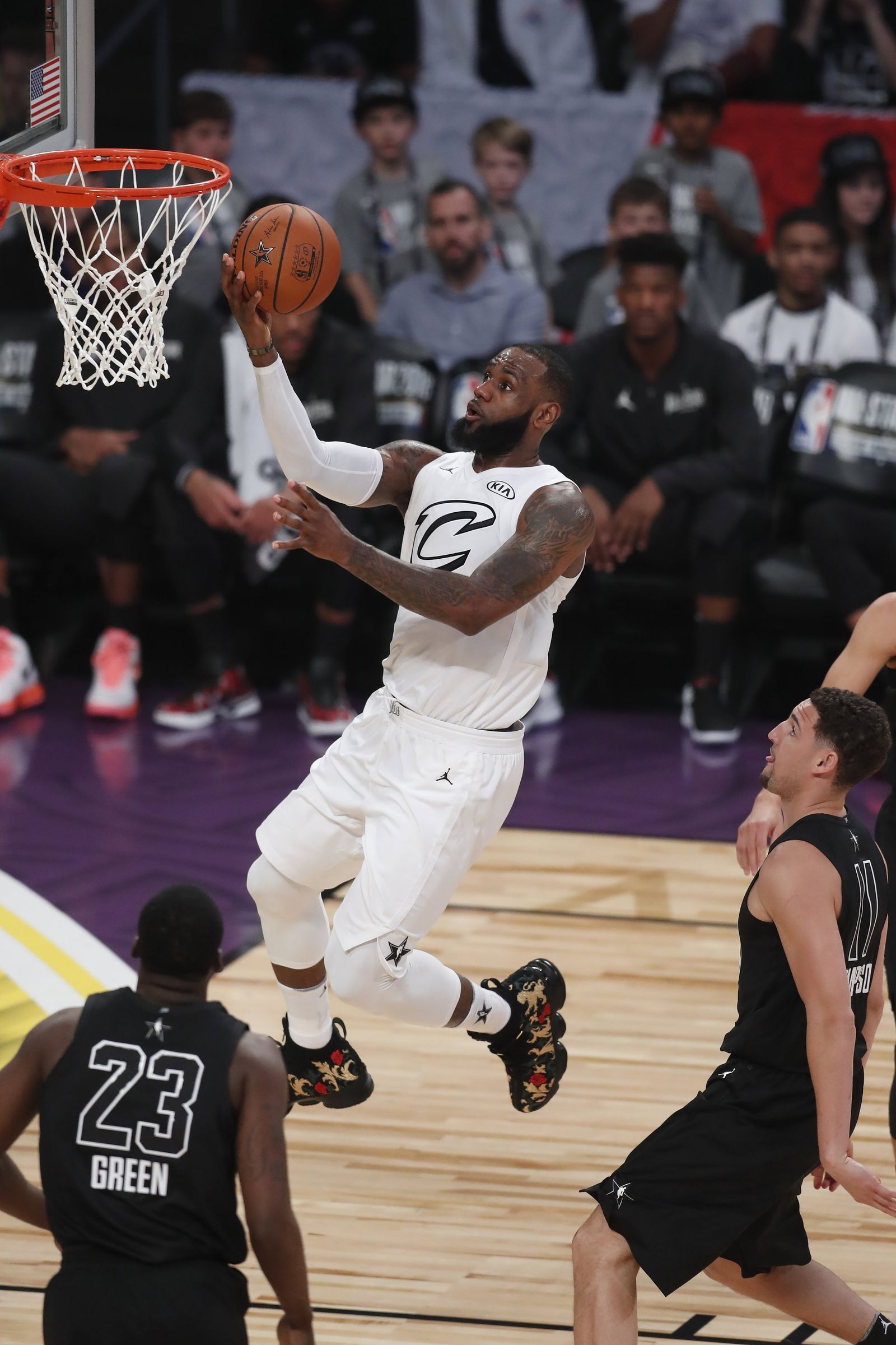El partido del All-Star de la NBA, en imágenes