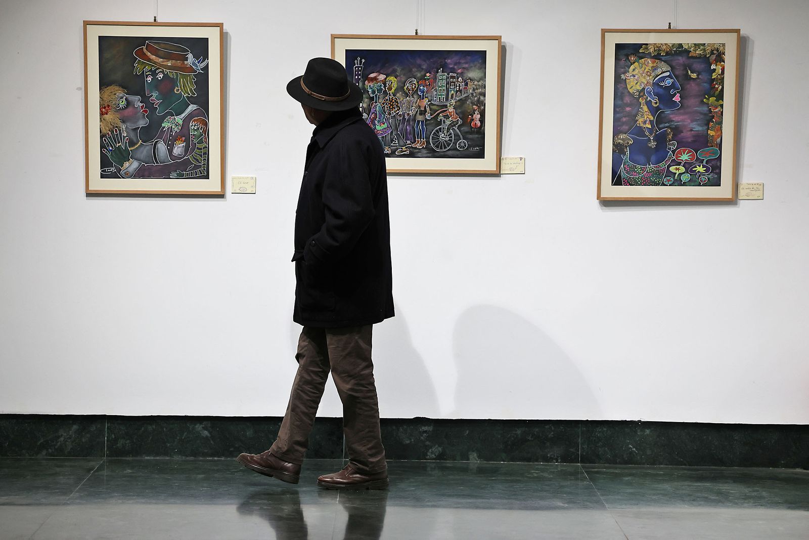 Fotografías de la inauguración de la exposición ‘Amigos’ de Antonia María Peralto