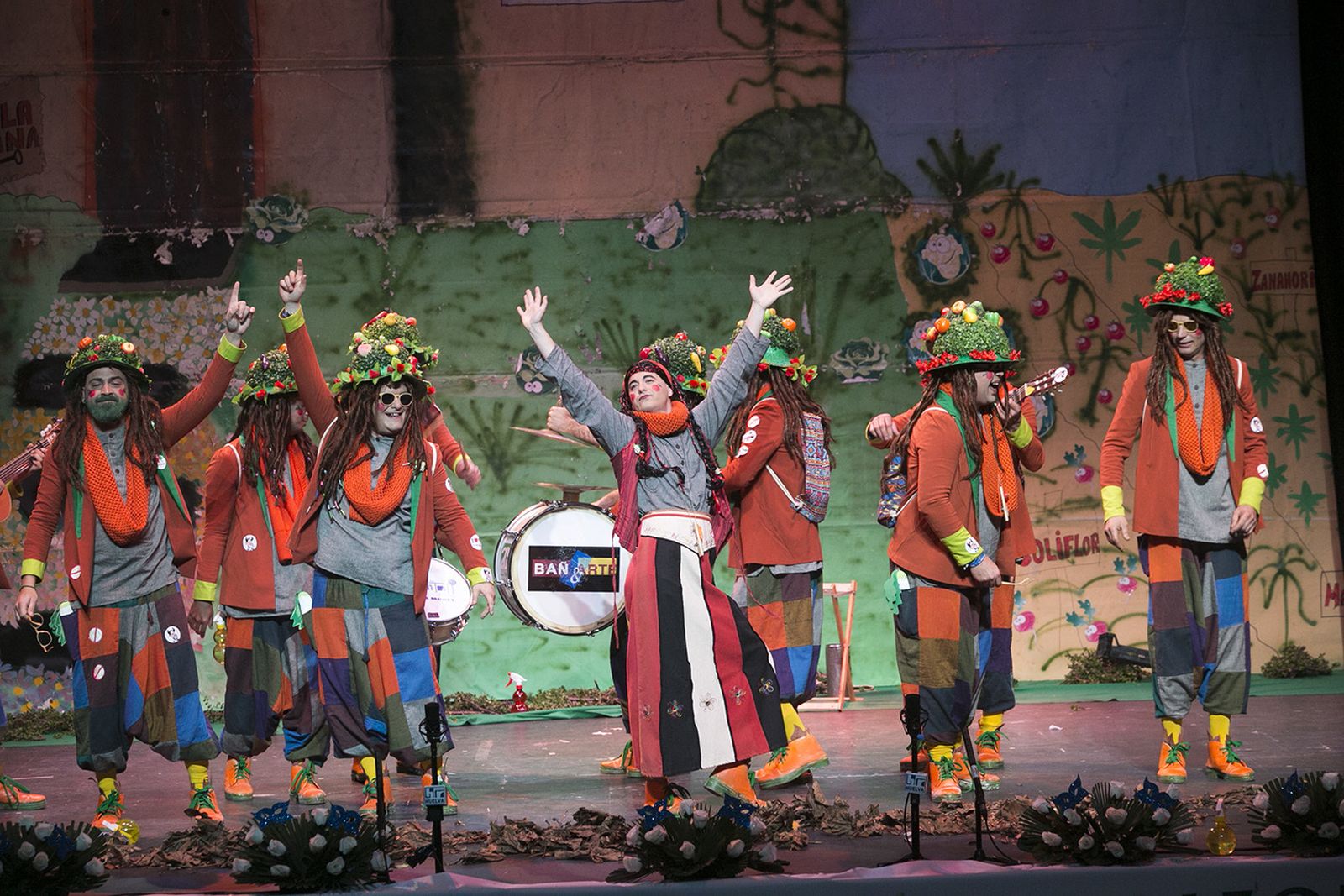 Las imágenes de la octava preliminar del Carnaval Colombino