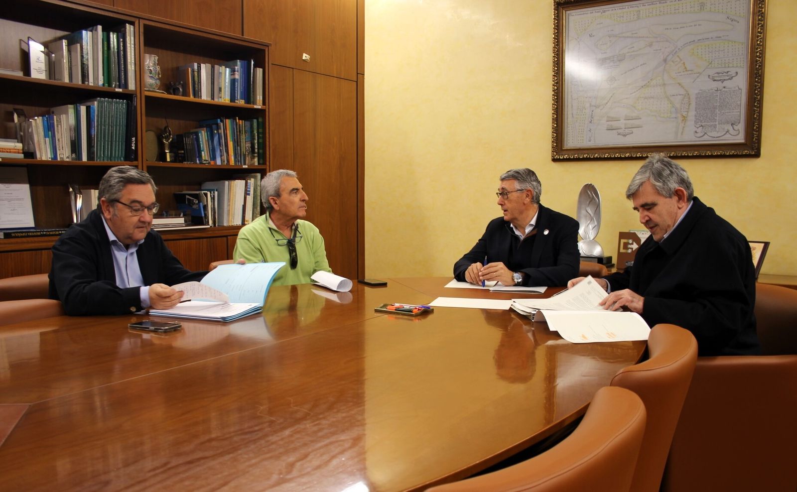 Imagen de la reunión.