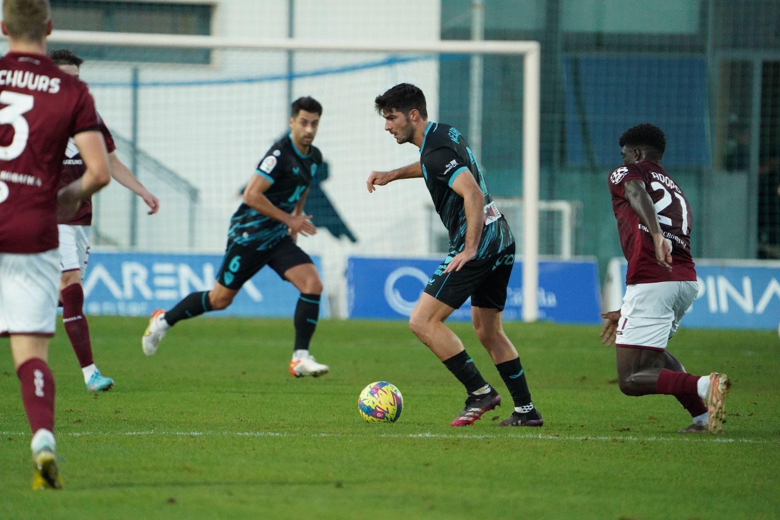 Las fotos del primer encuentro de la historia del Almería ante un rival italiano