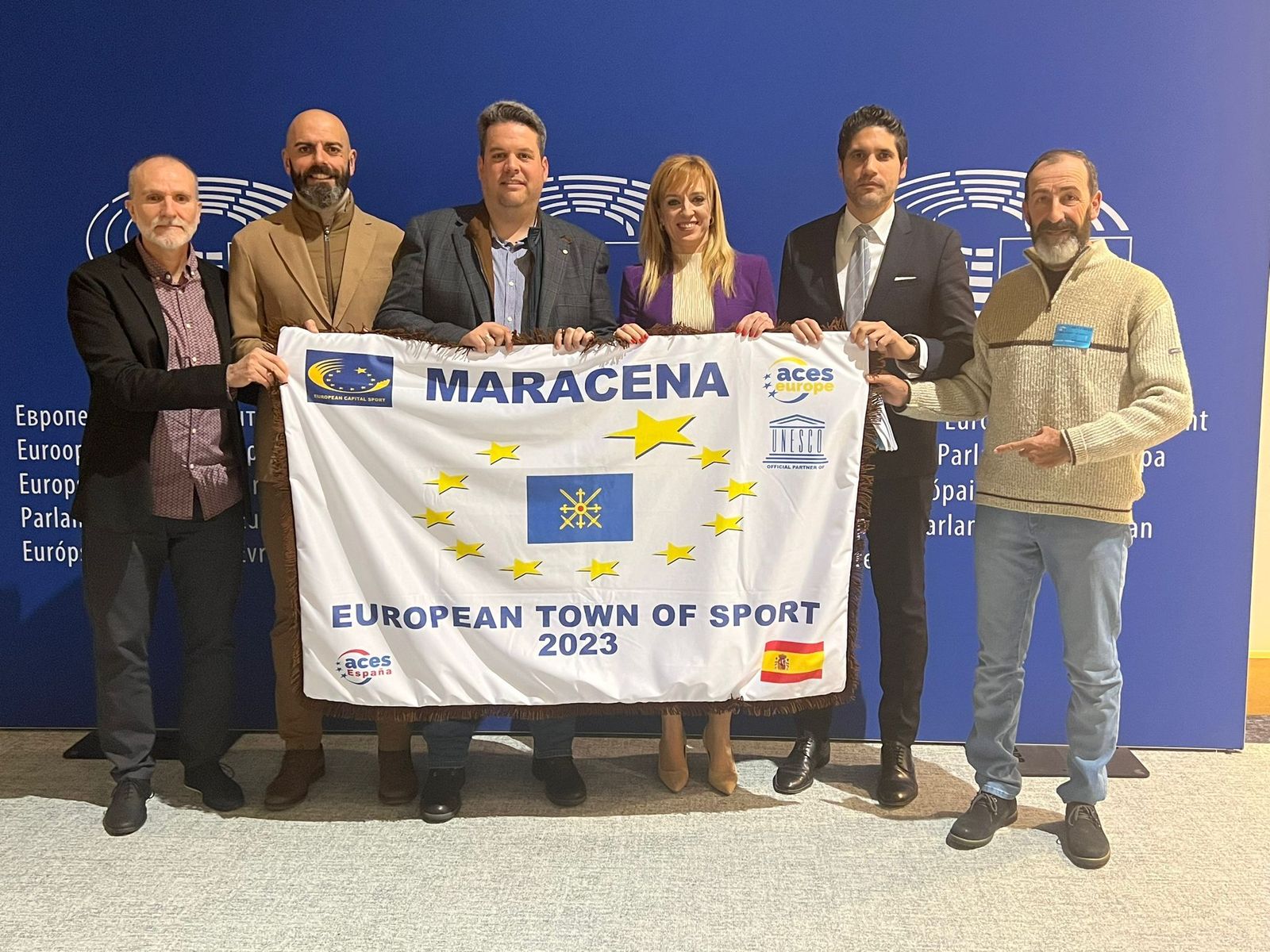 Los representantes de Maracena acudieron a Bruselas.