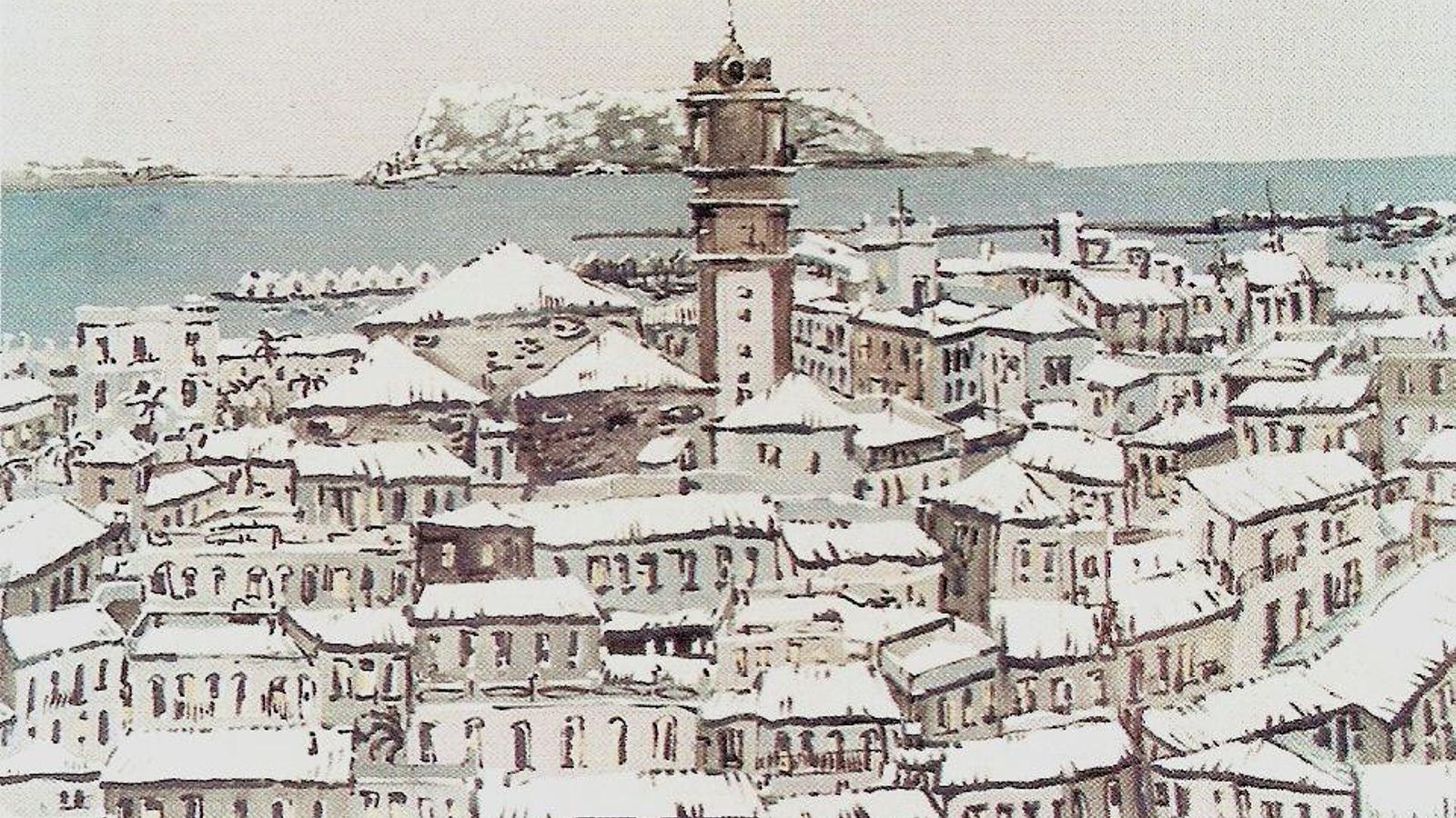 Vista de Algeciras desde San Isidro, de Helmut Siesser.