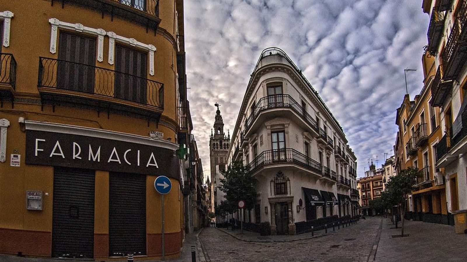 Imágenes de Street View en Sevilla.