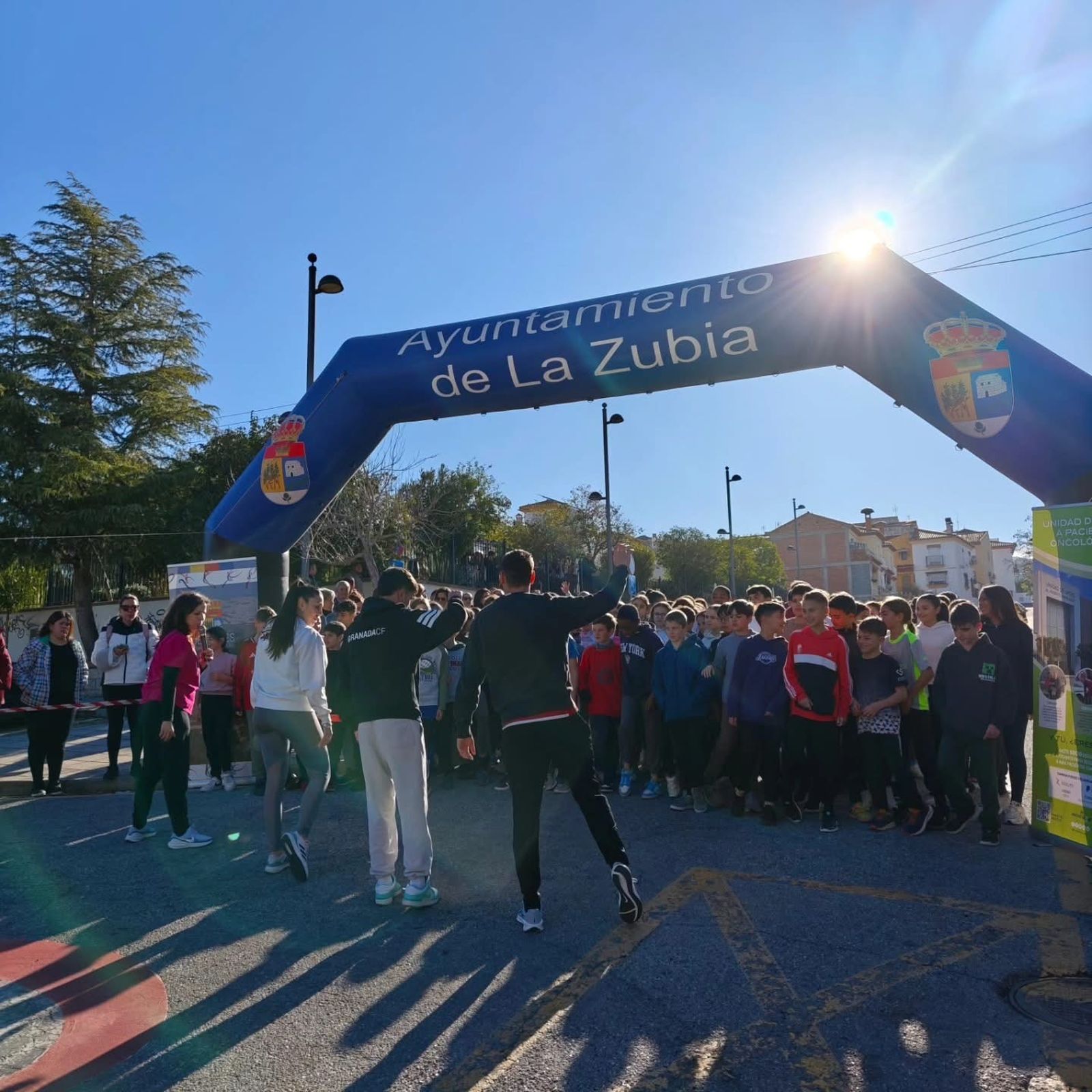 Momento de la salida de la prueba zubiense