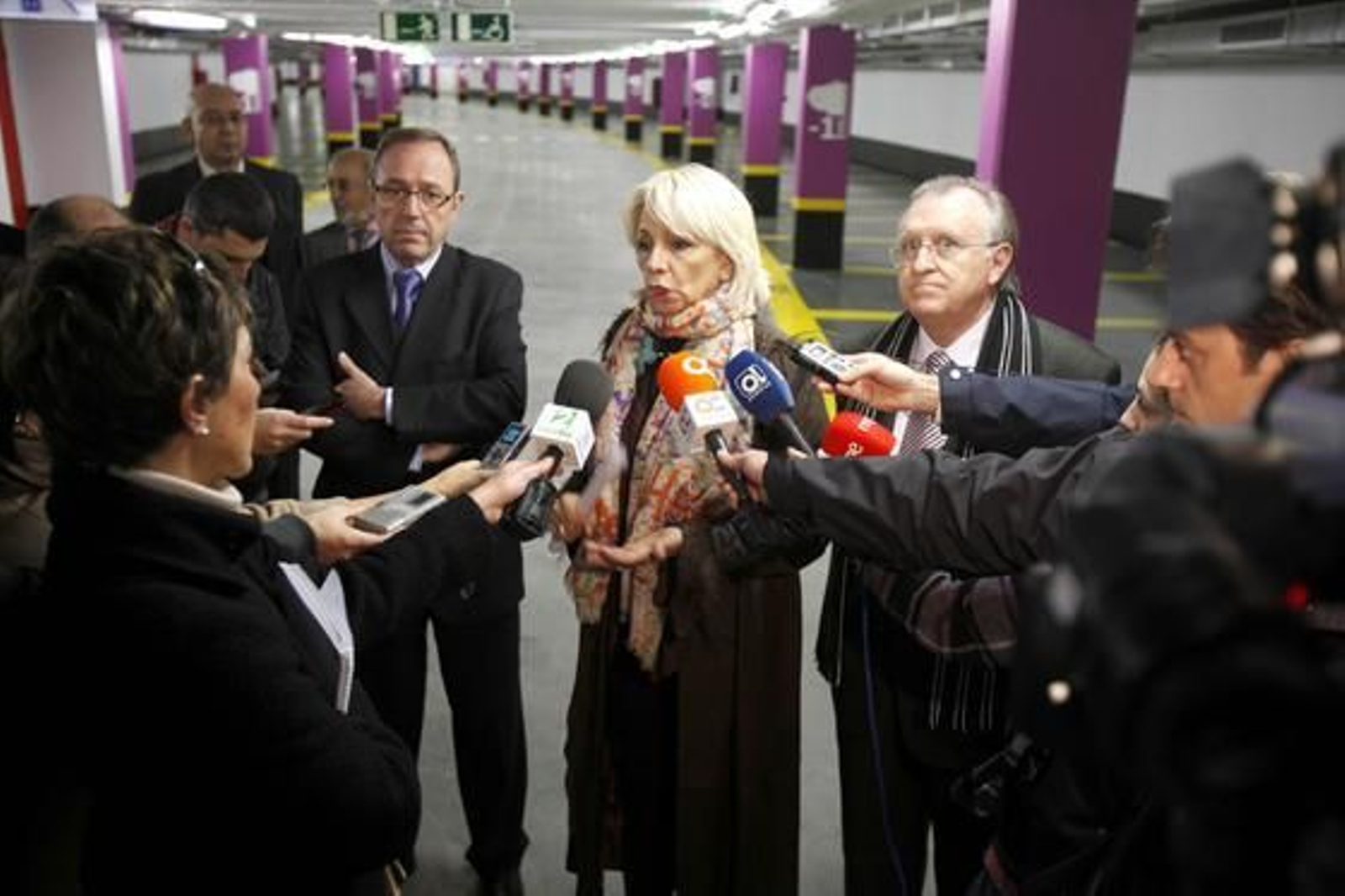 Teófila Martínez inaugura la ampliación del parking de Canalejas. 

Foto: Jesus Marin