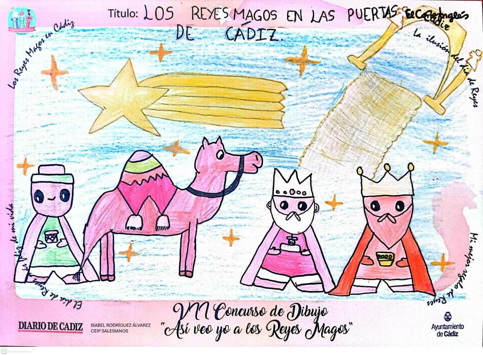 Los dibujos finalistas del concurso 'Así veo yo a los Reyes Magos'