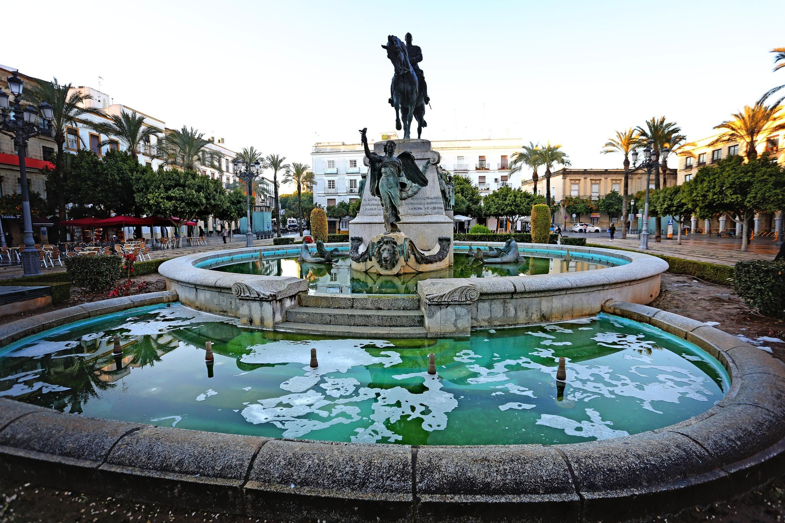 Ola de frío:Imágenes de la helada en Jerez