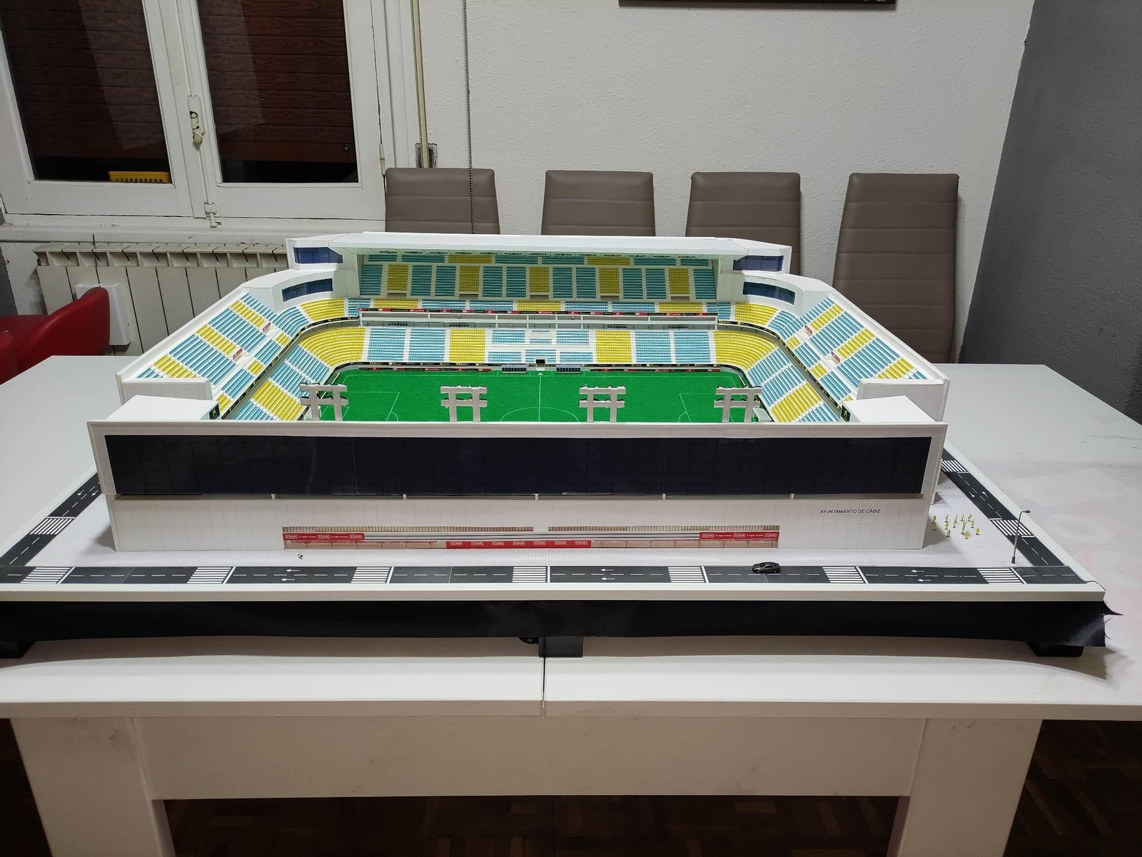Cádiz: Así es la completa maqueta del estadio Nueva Mirandilla de Cádiz
