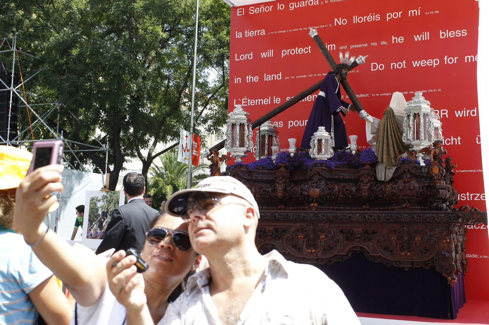 Nuestro Padre Jesús de la Misericordias en la JMJ de Madrid.