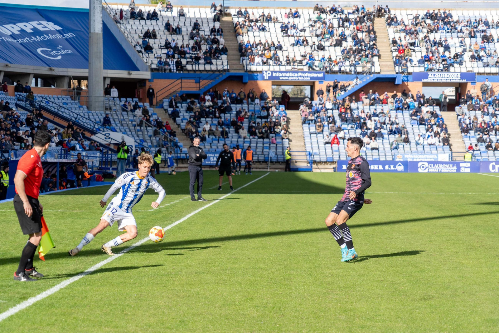 Las mejores imágenes del partido Recreativo de Huelva-Águilas